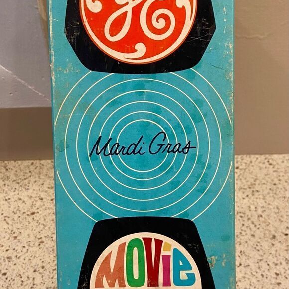 VTG GE Mardi Gras Movie Light Works NOS with bulb - Picture 3 of 16
